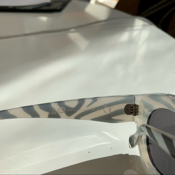 CHEAP MONDAY Vicious Zebra Cats Eye Sunglasses- so cool! - Picture 9 of 9